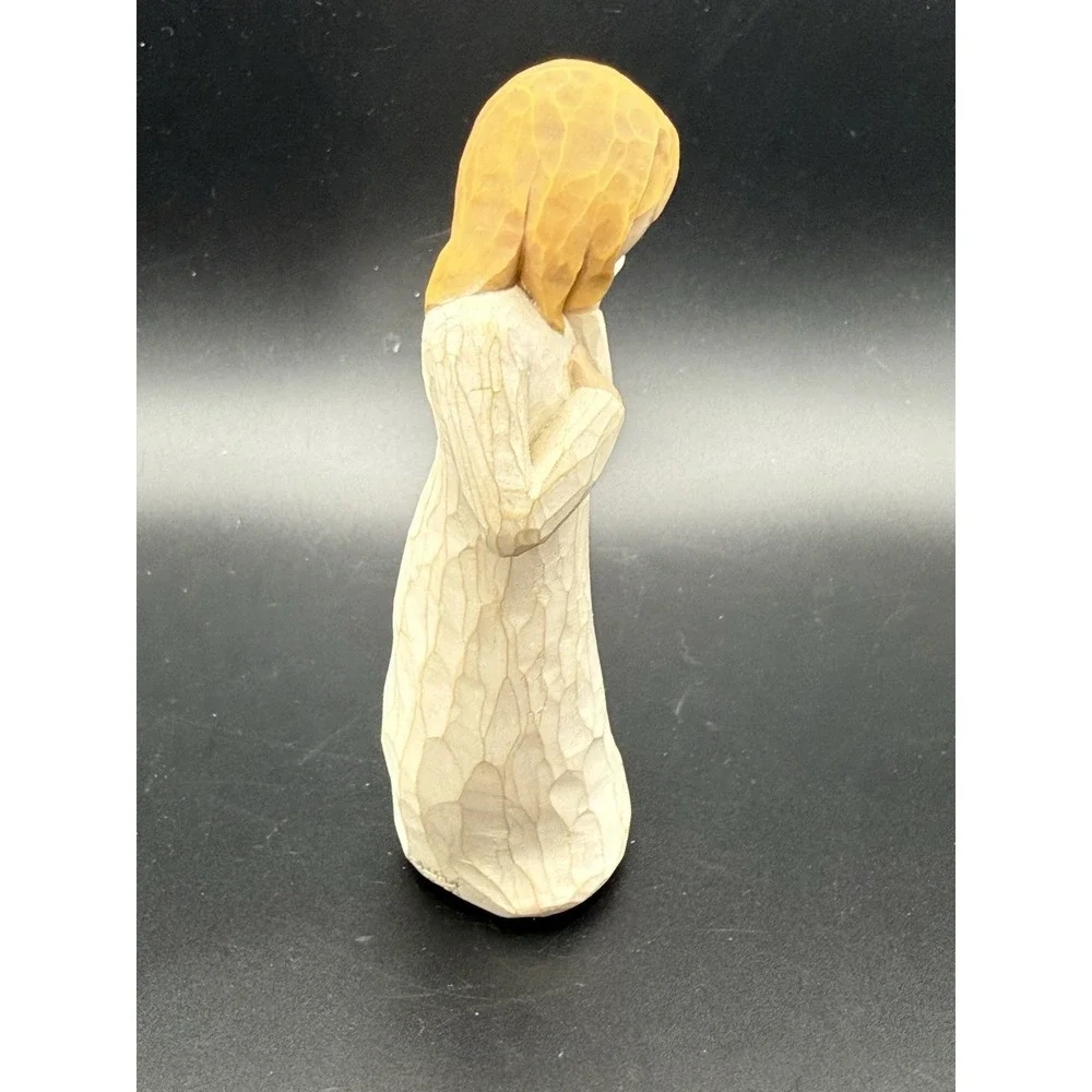 VTG Lot 3 Willow Tree Angel Figurine Demdaco Light, Happiness & Thinking Of You